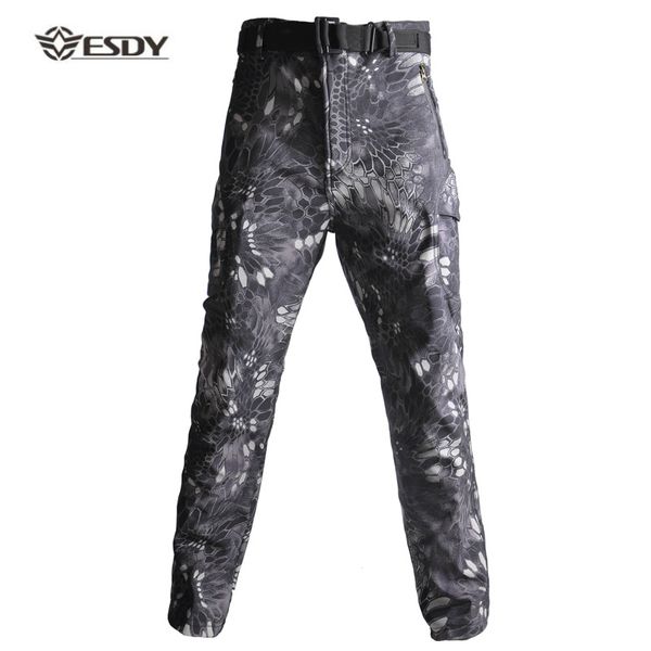 

outdoor men militar tactical cargo outdoor pants combat swat army training pants sport trousers for hiking hunting, Black;green