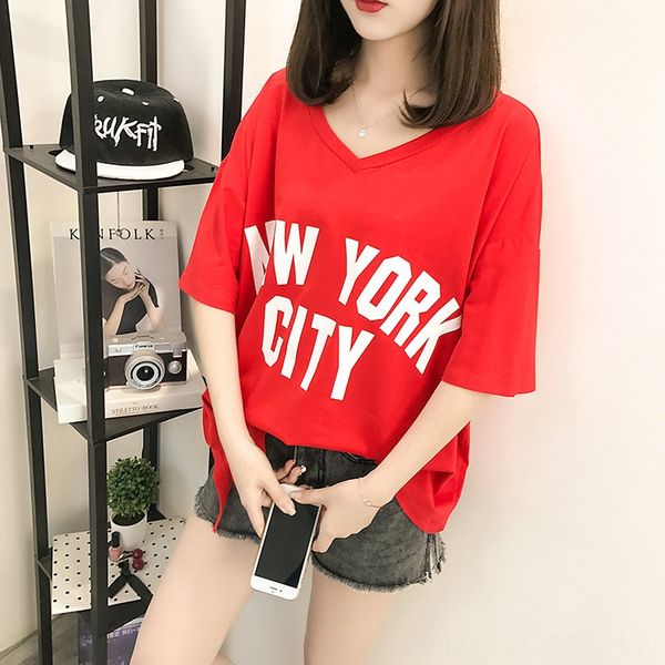 

2020 summer clothes cotton large size women's all-match loose short-sleeved t-shirt clothing clothing t-shirt female student ins fashio, White