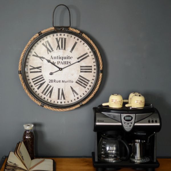 

nordic vintage wall clock modern luxury living room simple creative wall clocks silent relogio de parede home decoration ee50