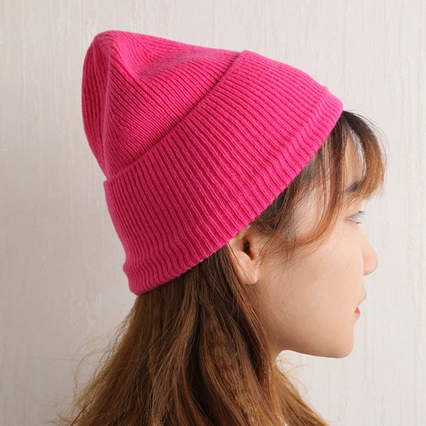 

fashion warm women beanies knitted warm winter wool hat for women, Blue;gray