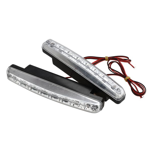 

2 x drl daytime running led lights kit lamp front lights