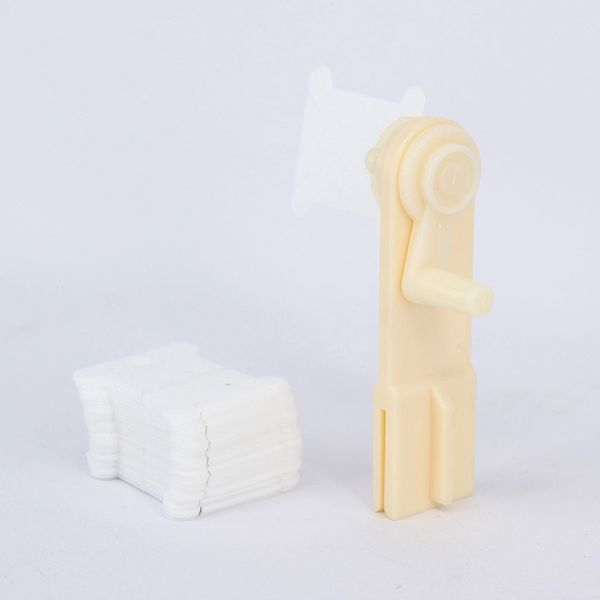 

durable string winders rolling line winding sewing tools 30pcs thread card sew accessories bobbin winder manual operation, Black