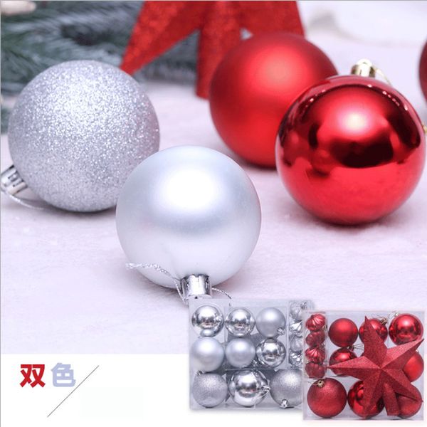 

20 christmas tree decoration balls heterosexual balls christmas party hanging decoration family gift
