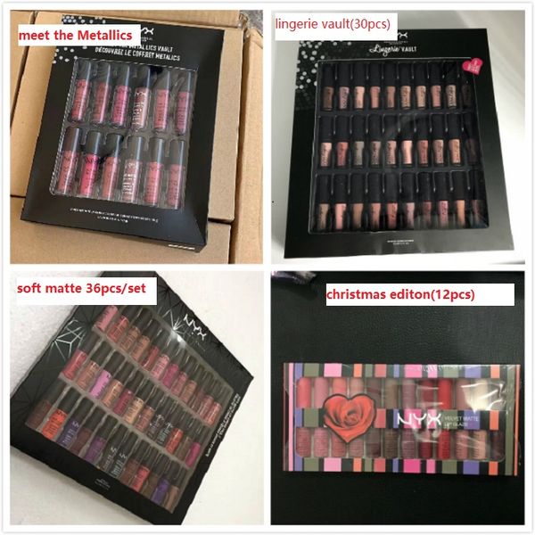 

5 et drop hipping nyx oft matte lip cream 36pc lingerie vault 30pc meet the metallic 12pc matte liquid lip tick in tock