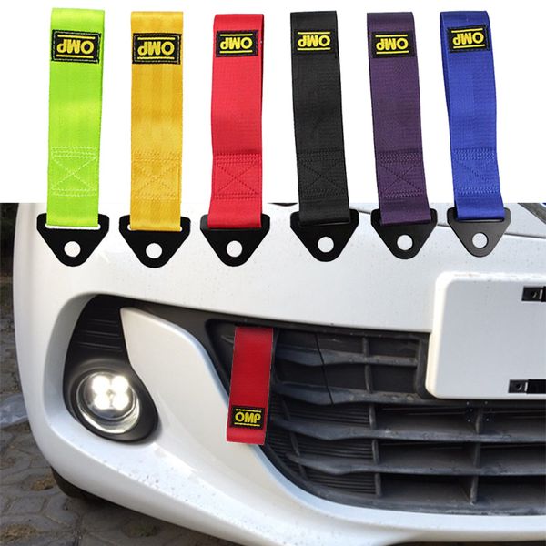 

26cm towing rope high strength nylon trailer tow ropes racing car universal tow eye strap strap bumper trailer