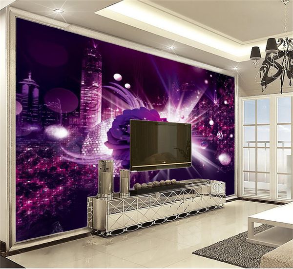 

custom p wallpaper 3d cool rock music carnival bar ktv background decoration mural wallpaper