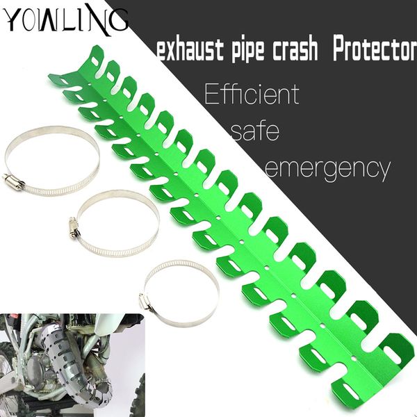 

motorcycle exhaust muffler pipe leg protector heat shield cover heat resistant for beta rr 2t 2013-2017 rr/ 4t kx65 kx85 kx100