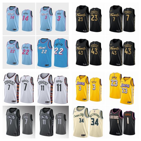 

Men 77 doncic 7 durant 23 jame 3 davi 15 jokic 43 iakam 5 fox 0 tatum city 13 edition titched vancouver nba 13 19 20 wingman jer ey, Black;red