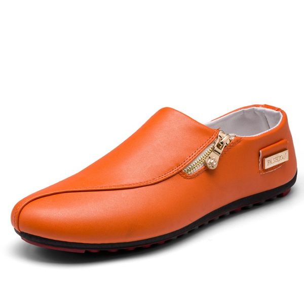 

роскошные мужчины повседневная обувь мокасины дышащий дизайнерские квартиры обувь скольжения на мелкой комфортное zapatos hombre плюс размер, Black