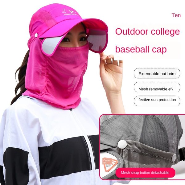 

8o33k открытый удлиненный гибкий широкий карниз быстросохнущая крышка ультра-легкий солнцезащитный крем повседневная солнцезащитная шляпа му, Blue;gray