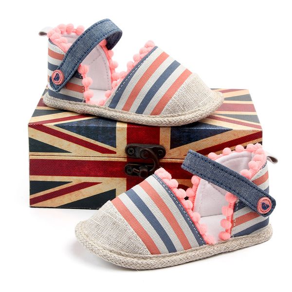 

2020 toddler kid baby girl canvas flower elastic band newborn walking shoes baby girls first walkers rose pink babe shoes