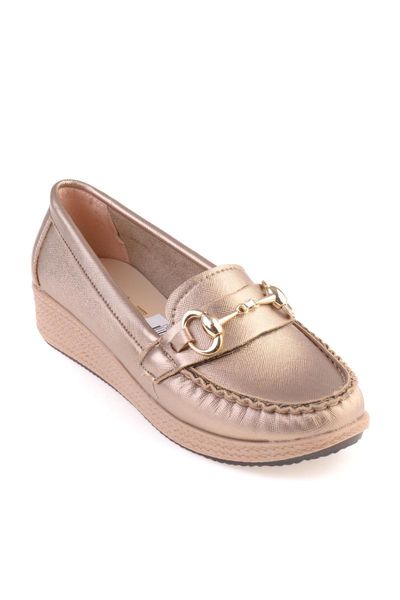 

bambi gold women 's loafer f0331130009, Black