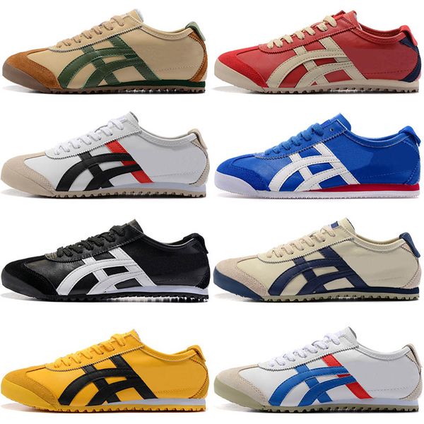 

GEL Asic Onitsuka Tiger Mexico 66 Athletic Sneakers Mens Trainers Jogging Triple Black Cream White Blue Gold Red Yellow Womens Tennis shoes