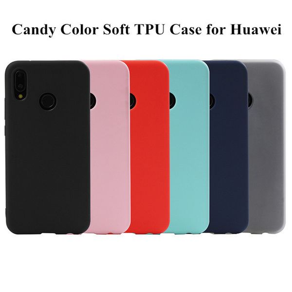 

50pcs case huawei p30 pro p20 lite p10 plus p9 p8 p smart 2019 ultra-thin silica gel cover fudge 50 telephone sets cover