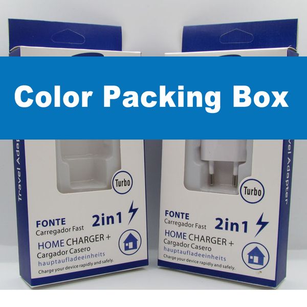 

S6 8 9 note5 note6 u b chager with cable package packing boxe color gift box for am ung qc3 0 fa t charger with cable