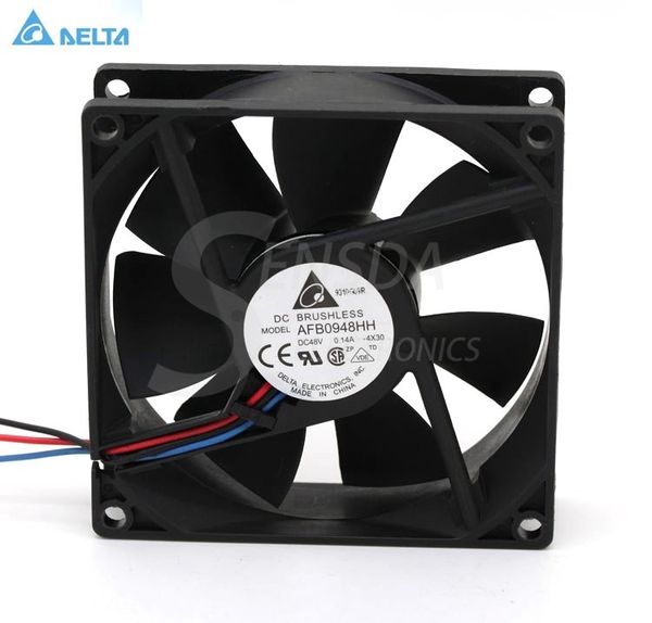 

delta afb0948hh 90mm 9cm 9025 dc 48v 0.14a 3-wire axial blower server inverter cooling fans