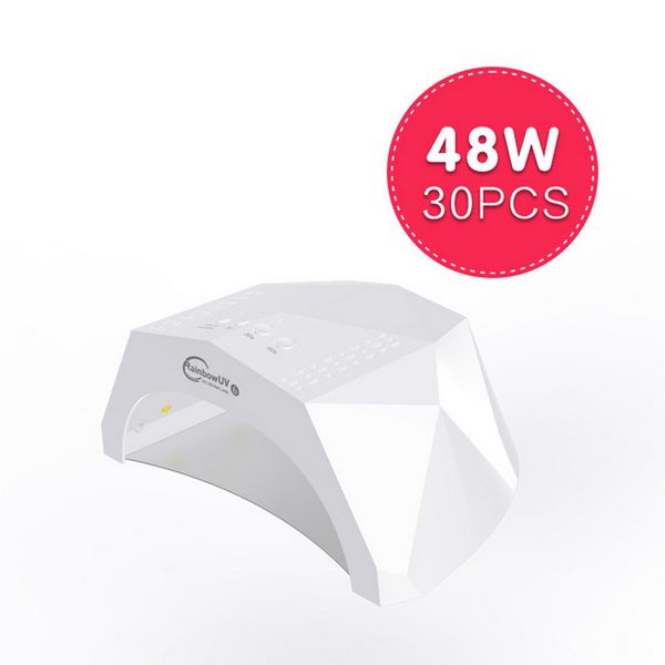 

48w intelligent induction nail dryer diamond nails lamp led ptherapy machine tools polish glue baking lamps cure all gels