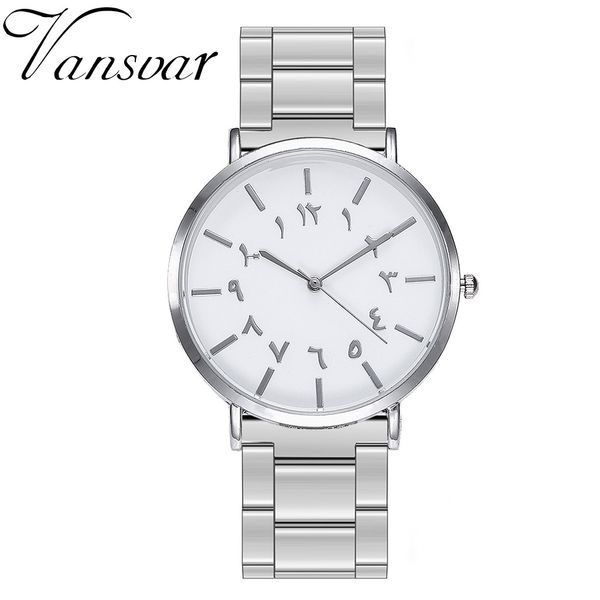 

vansvar нового способа вскользь orologio donna бизнес нержавеющей стали montre femme 2019 luxe кварцевые наручные часы, Slivery;brown