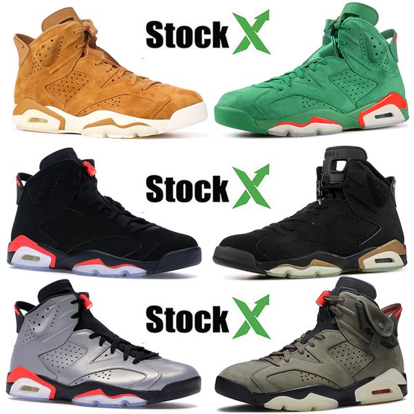 

2020 new wholesale arrival gatorade golden harvest jumpman travis scott for youth boys and mens basketball shoes luxury designer sneaker, White;red