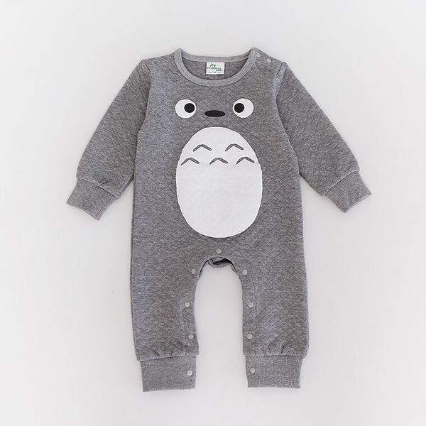 

2017 new baby clothing totoro rompers for newborns body suit kids clothes boys girls jumpsuit baby romper cotton infant clothing, Blue