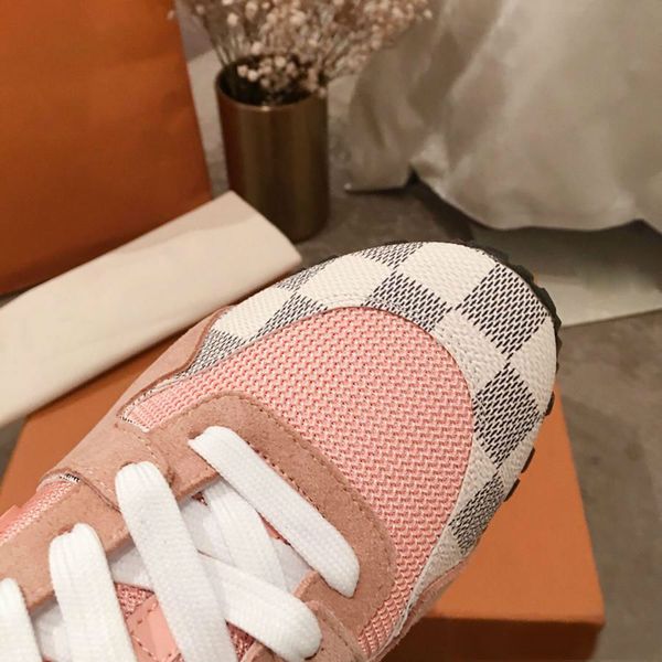 

2019 new running designer cowhide luxury sneakers shoes breathable fashion wild leisure women wear sneakers box sizes 35-40, Black