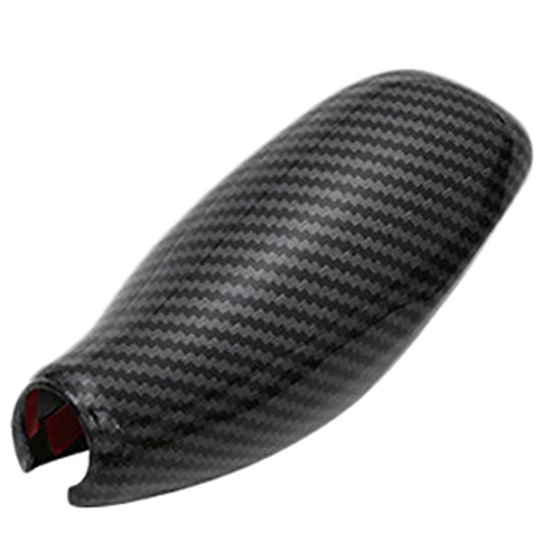 

new fiber gear shift lever knob cover trim for b-m-w 5 6 7 series x3 x4 16-18