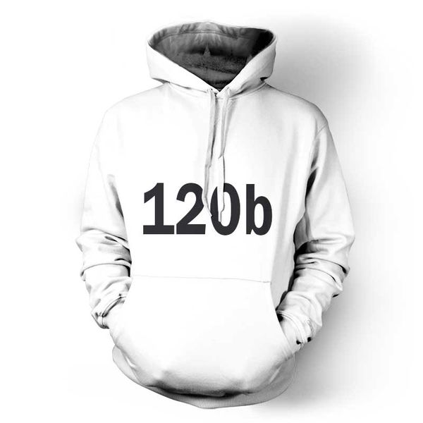 

хипстер хип-хоп толстовки унисекс пуловер плюс размер 120b~151b, Black