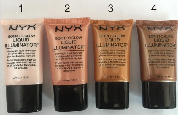 

dhl nyx liquid foundation face concealer makeup born to glow liquid illuminator bb cream make up powder cosmetics skin care 18ml