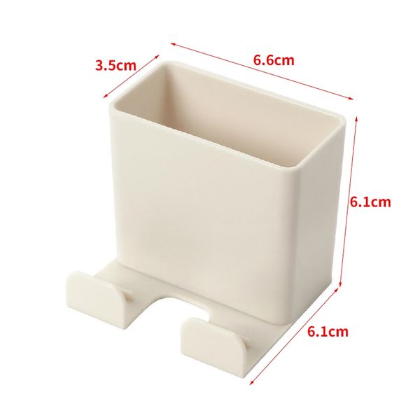 

wall-mounted storage box mobile phone charging bracket home remote control box practical solid self-adhesive multifunction stora