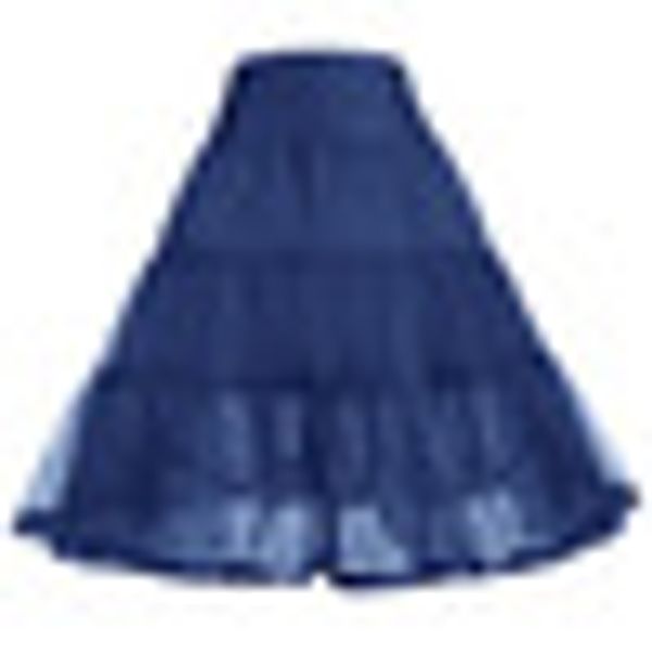 

kids girl bridal bouffant underskirt petticoat slip crinoline wedding dress, Black