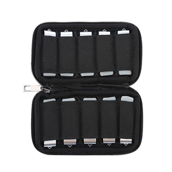 

protective storage zipper holder portable organizer u disk bag durable travel case flash drives usb shockproof dustproof