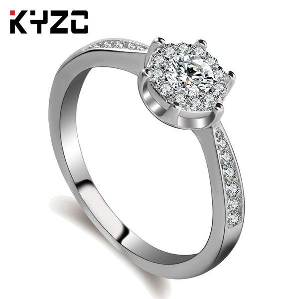 

korean version wedding ring eight hearts eight arrows simulation diamond ring female couples creative proposal ring, Golden;silver