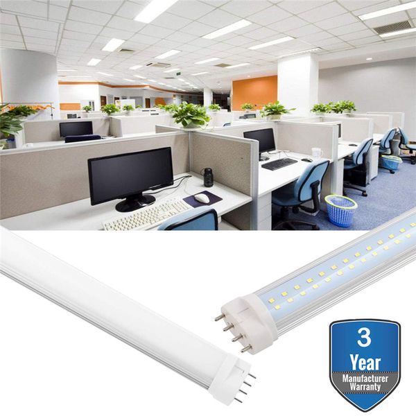 2G11 levou tubo de luz, 2G11 PLL bar Lamp, PL 4 pinos LED, 10W 12W 15W 18W 22W 25W AC85-265V Fria Branco morno branco