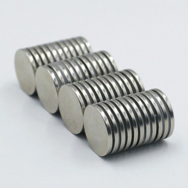 

super strong round disc cylinder 12 x 1.5mm n35 ndfeb magnets rare earth neodymium