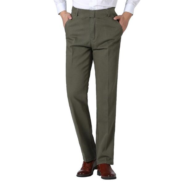 

men's slim suit separate trousers formal wedding business fashion straight men's trousers thin office pants 29-34#f5, Black