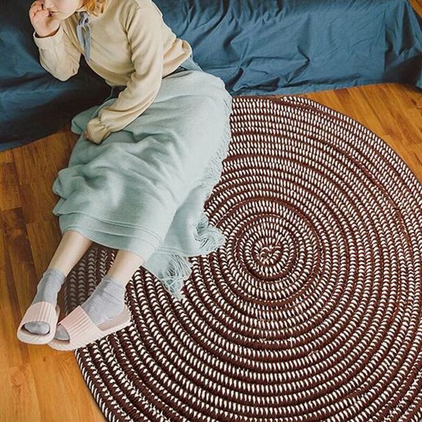 

rugs and carpets for home living room round modern carpet kids room computer chair area rug for bedroom hallway handmade knit