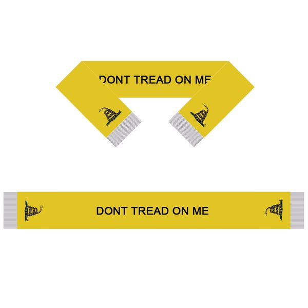 

dont tread on me scarf banner 15*150cm 100% polyester,world flag scarf