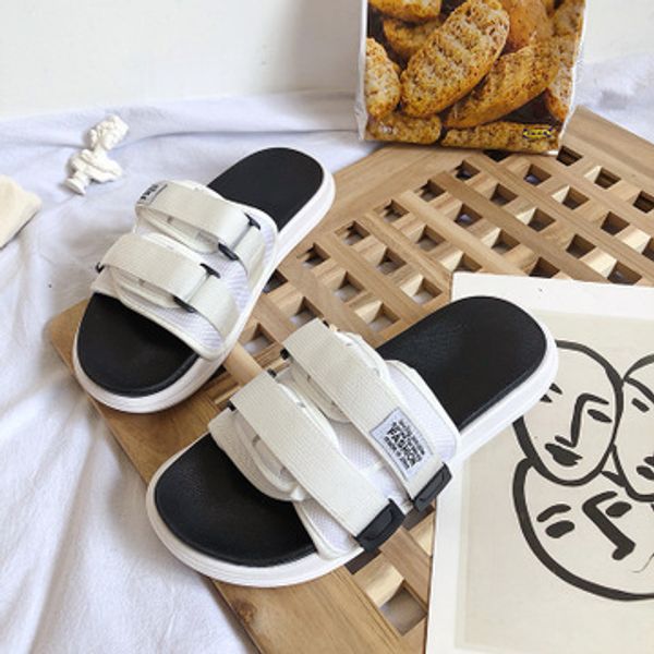 

men and women designer slippers black and white fashion designer scuffs summer sandals