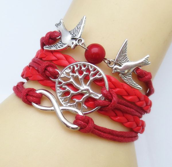 

wholesale- infinity bangle cuff bracelet tree of life bracelet, Golden;silver