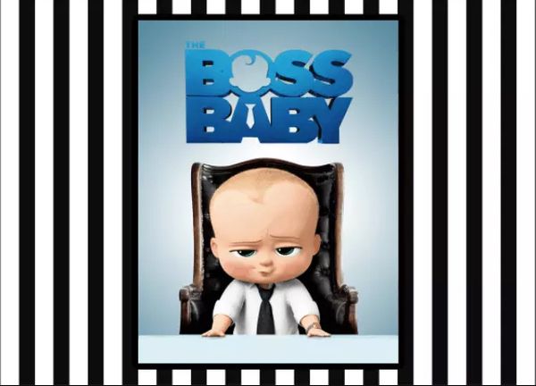 

7x5ft черные полосы Baby Boss Party Custom Photo Studio фон фон винил 220см x 150см