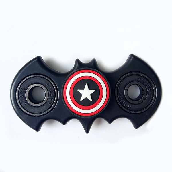 

new fidget spinner batman shape antistress edc captain hand finger spinner relieve stress austism adhd america handspinner toys