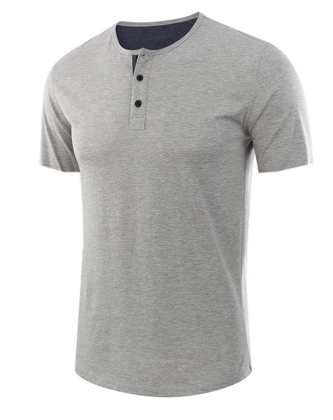 

мужские твердые топы повседневная круглый вырез пуловер футболки мода мужские короткие рукава тройники, White;black