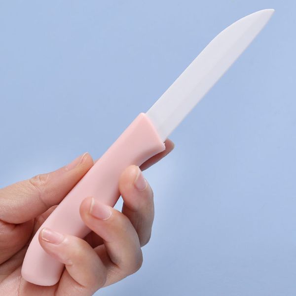 

wholesale household ceramic fruit knife peeler kitchen knife with scabbard fruit peeler fruit knife planer bar restaurant