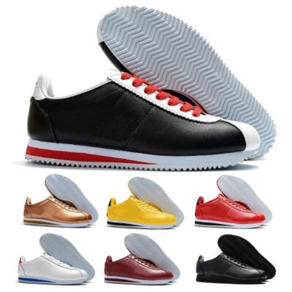 

cortez men women casual shoes triple white black flat boat leather forrest gump day of the dead athletic cortezs walking sneaker shoes