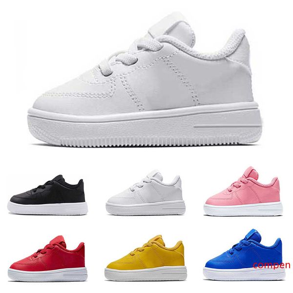 

2019 fashion kids shoes triple black white red pink platform sneakers for girls boys casual skateboard shoe size 22-35