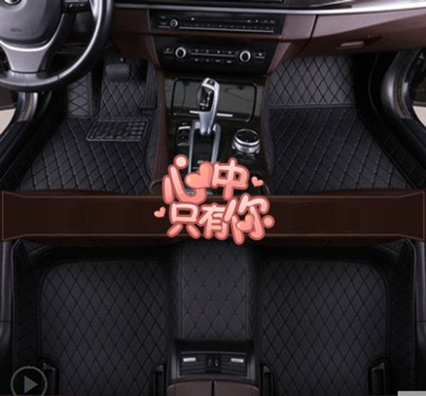 2019 For Volvo S40 2006 2012 Leather Car Floor Mats Waterproof