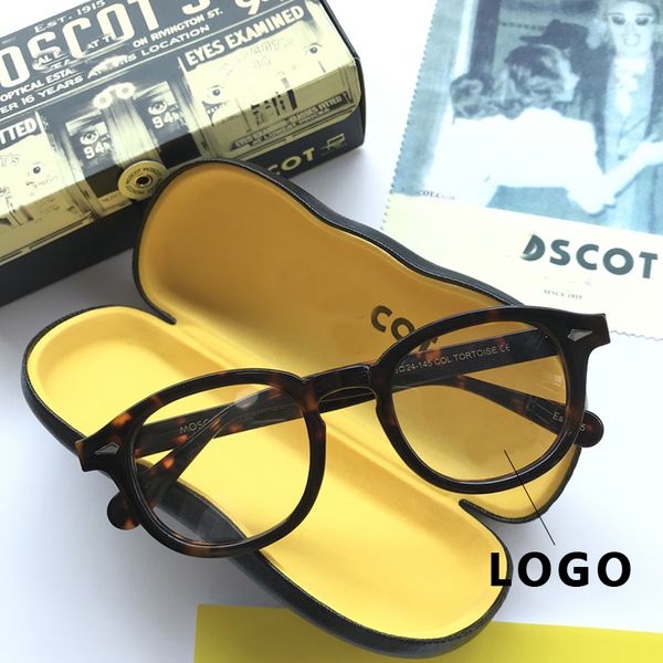 

johnny depp acetate glasses frame men women classic with round handmade eyeglass brand design vintage glasses eyewear, Black