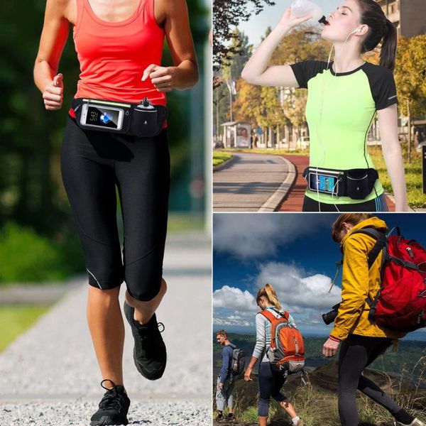 

gym running bags outdoors sport kettle cellphone waist pack jogging with belt