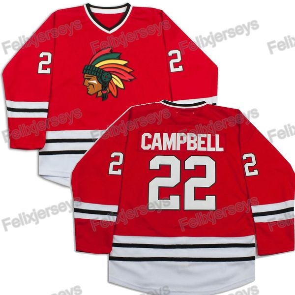 

22 wayne campbell wayne's world movie hockey jersey 100% embroidery mens womens youth hockey jerseys fast shipping, Black;red