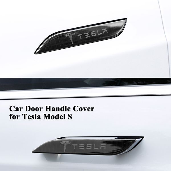 2019 Styling Car Door Handle Covers Logo Decoration Stainless Steel Sticker Protector Car Accessories Only For Tesla Model S From Zhongfucar 8946